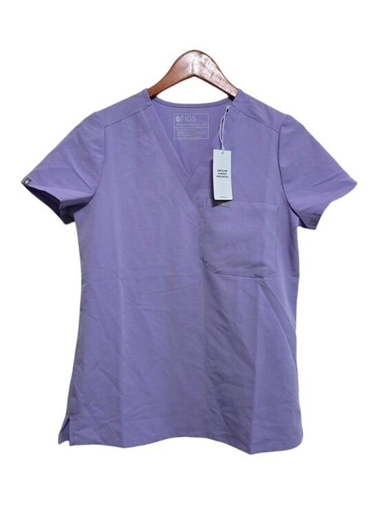 Figs Tops - Figs Catarina One-Pocket Scrub Top in Dark Lavender Size XS NWT